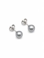 Pendientes Idee Preziose dal 1987 Mujer in Oro blanco Perla IP.OK18B/25P